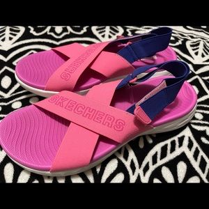 Skechers Pink Sandals size 8 women